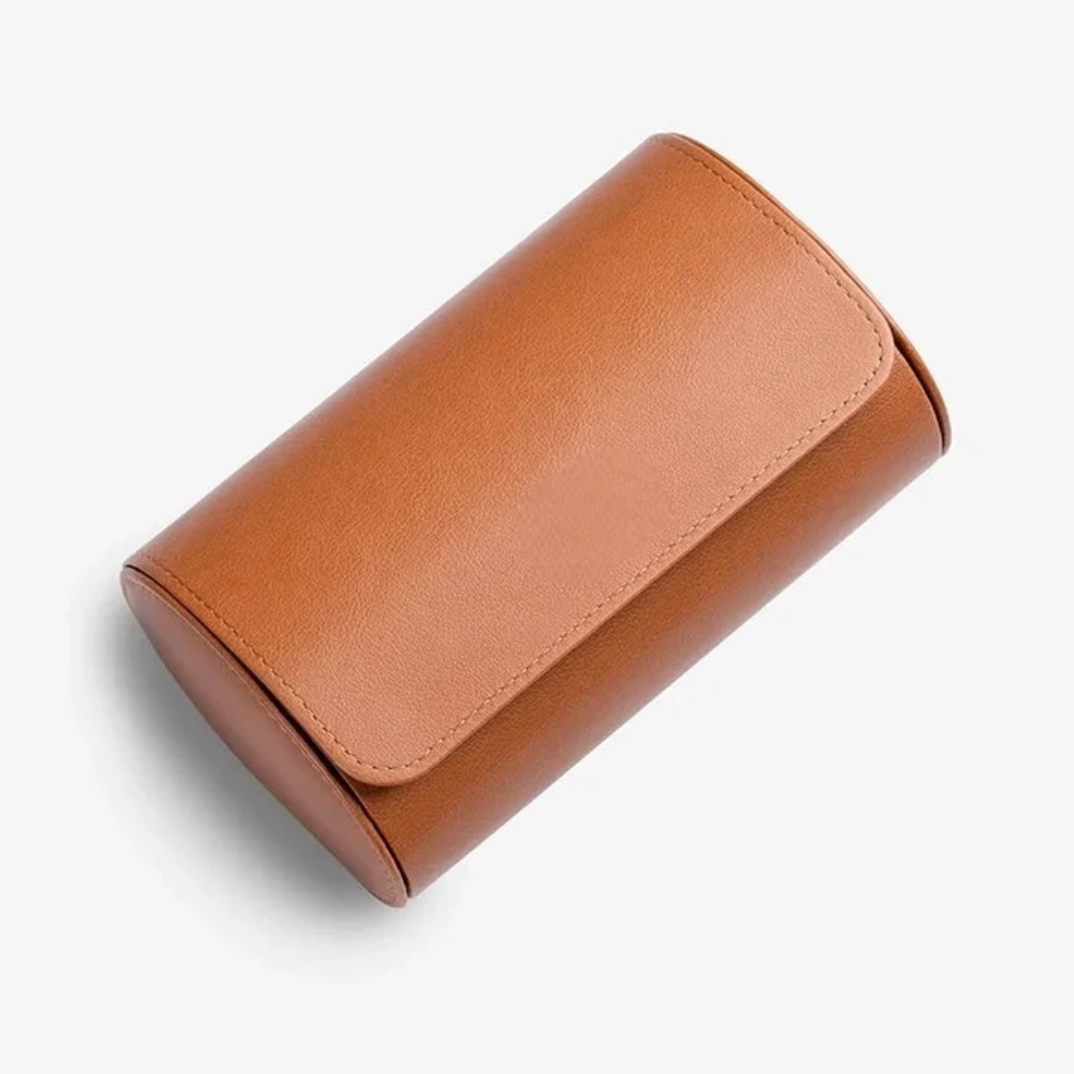 Watch Box 2-Slot Leather Case